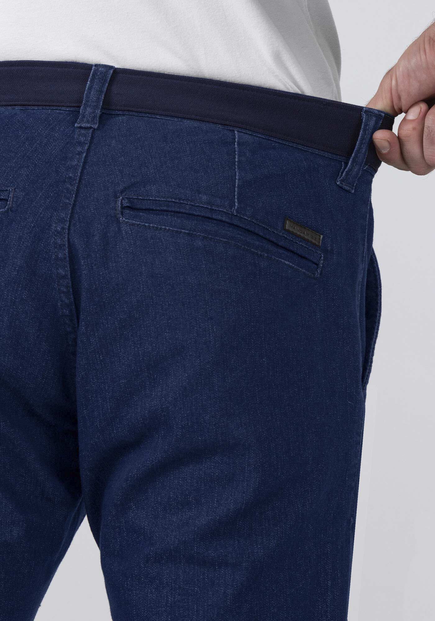 Cal a Jeans Masculina Slim Com El stico Hangar 33