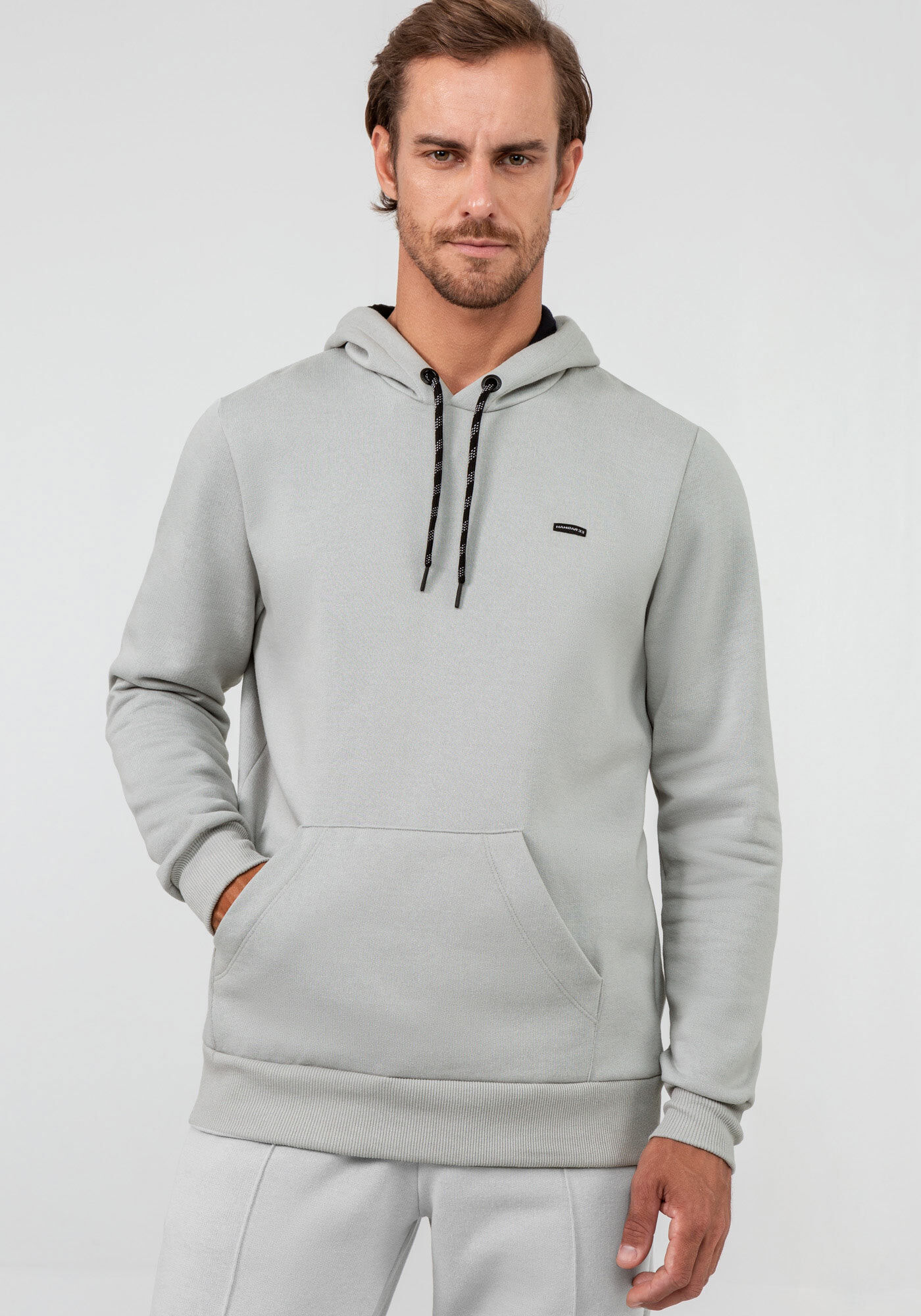 Blus&atilde;o Masculino com Capuz Tal Pai Tal Filho, CINZA FOG, large.