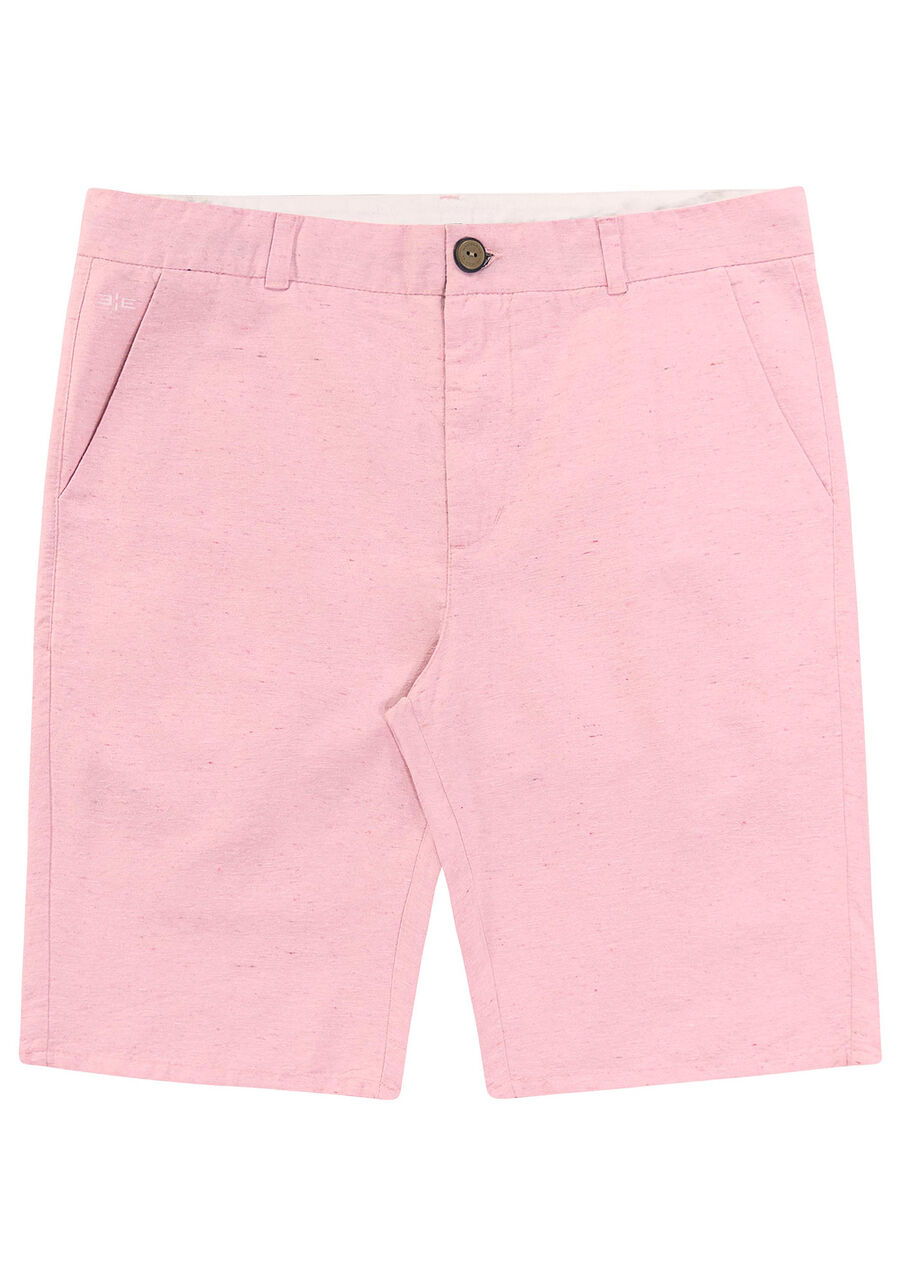 Bermuda Chino masculina  Fibra Reciclável, ROSA SUMMER, large.