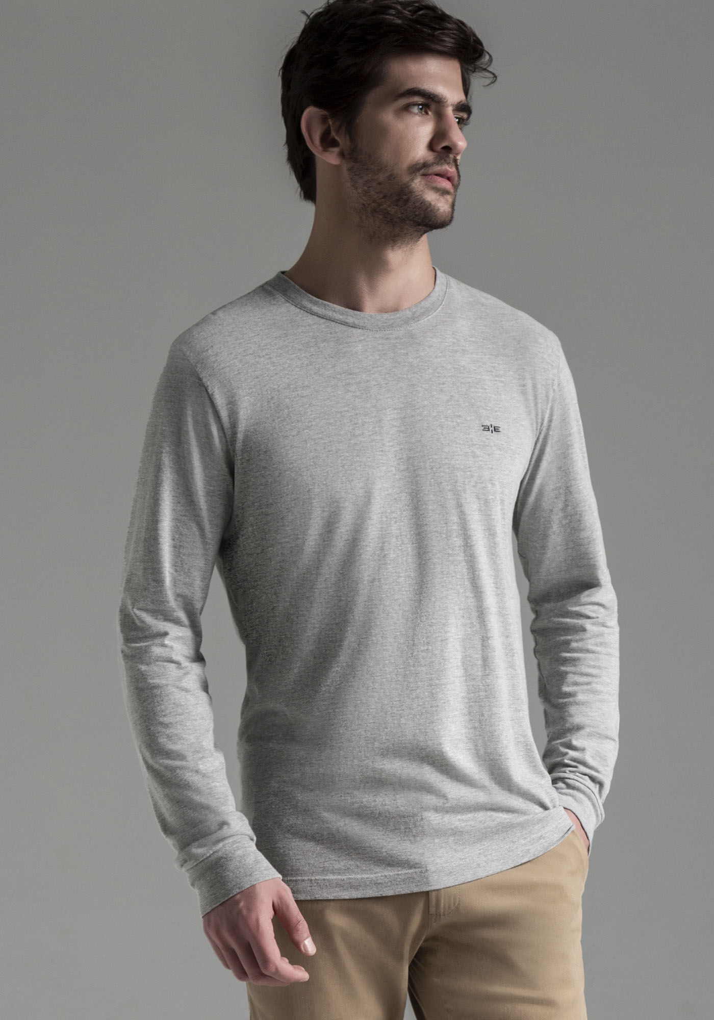 Camiseta Manga Longa Masculina Tal Pai Tal Filho, MESCLA MEDIO, large.