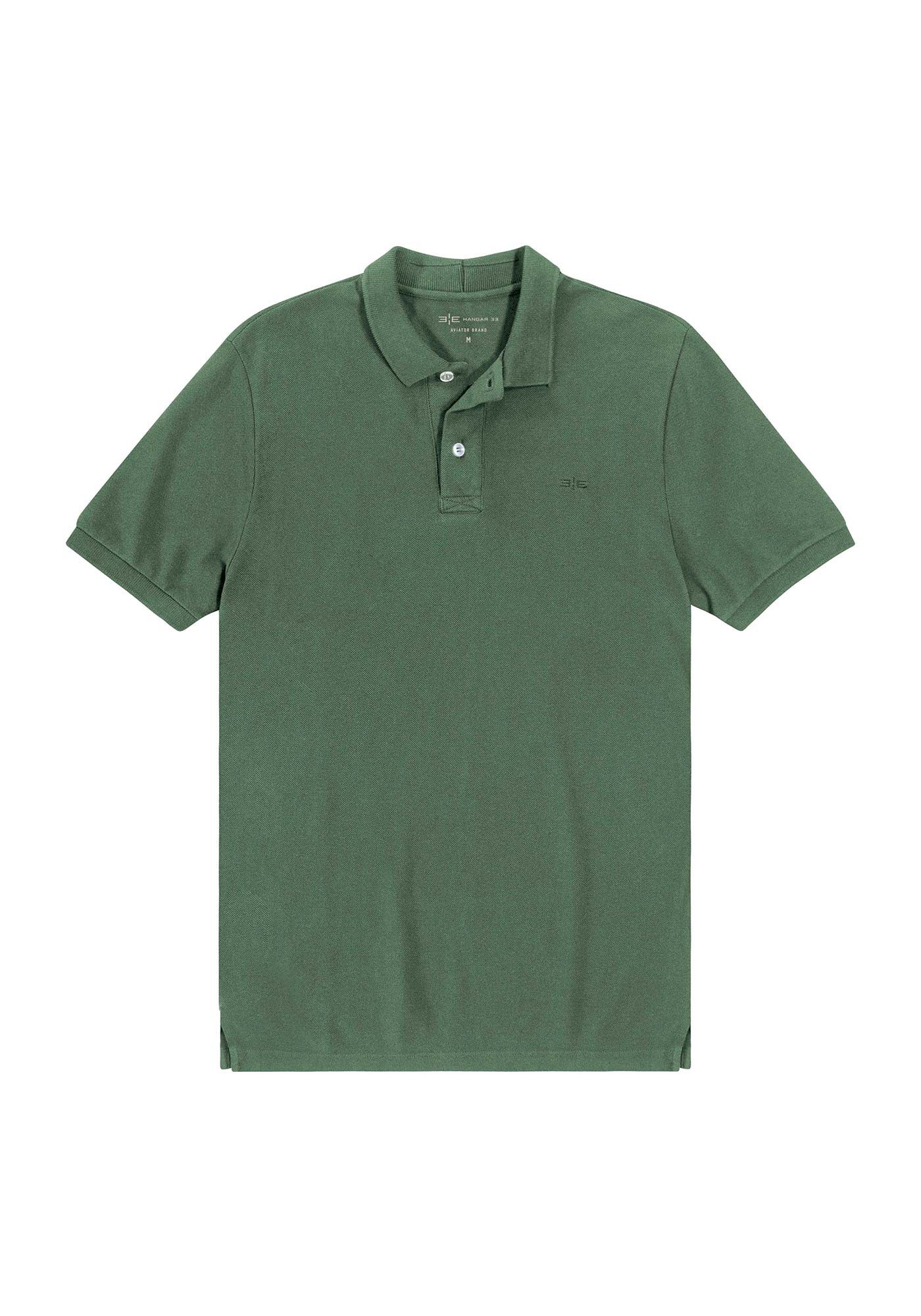 Camisa Polo Cl&aacute;ssicos Malha Piquet Juvenil, 3529 VERDE, large.