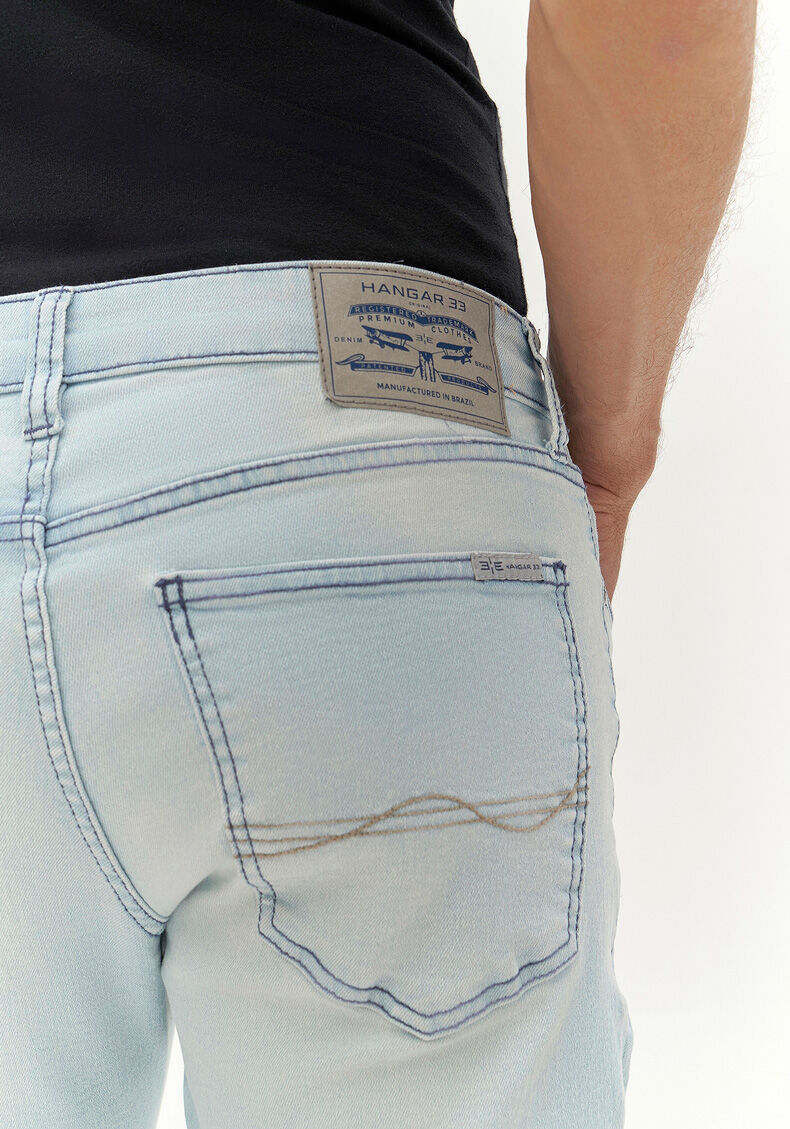 Cal&ccedil;a Jeans Slim Com Elastano Masculina Turbofan, JEANS, large.