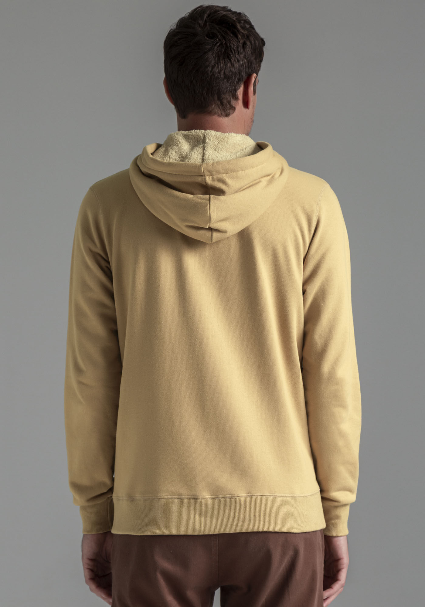 Jaqueta Masculina Tal Pai Tal Filho com Capuz Pelo, BEGE SERGE, large.