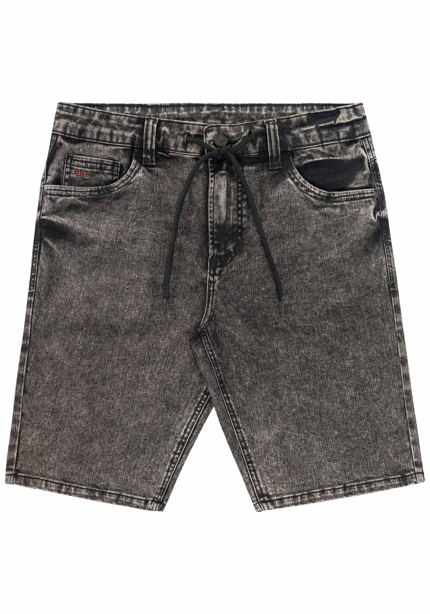 Bermuda jeans cinza masculina top