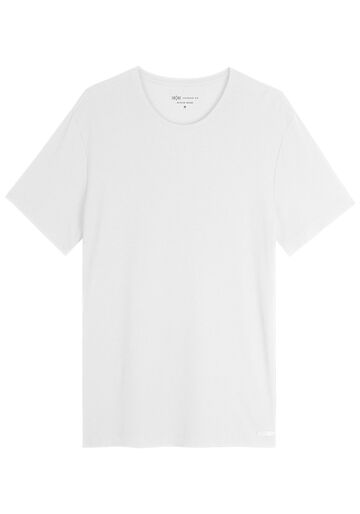 Camiseta Masculina Manga Curta em Malha Piquet, BRANCO. Camiseta Masculina Manga Curta em Malha Piquet, BRANCO, large.
