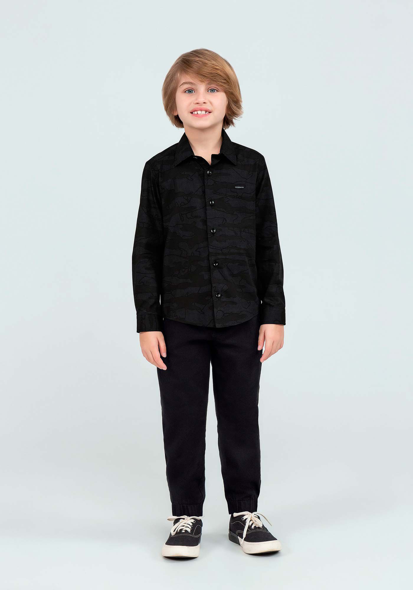 Camisa jeans tal hot sale pai tal filho