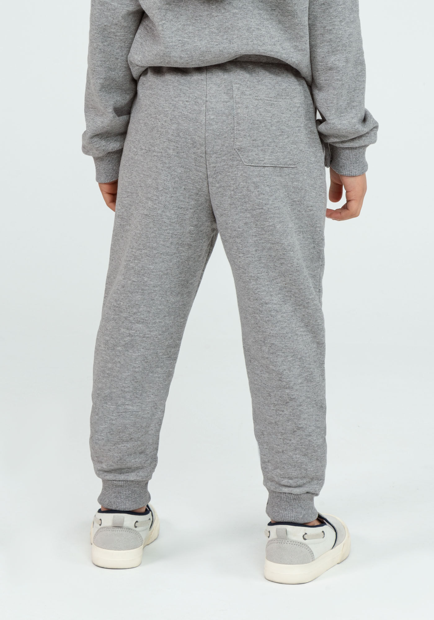 Cal&ccedil;a em Moletom com Bolsos Tal Pai Tal Filho Infantil, MESCLA MEDIO, large.