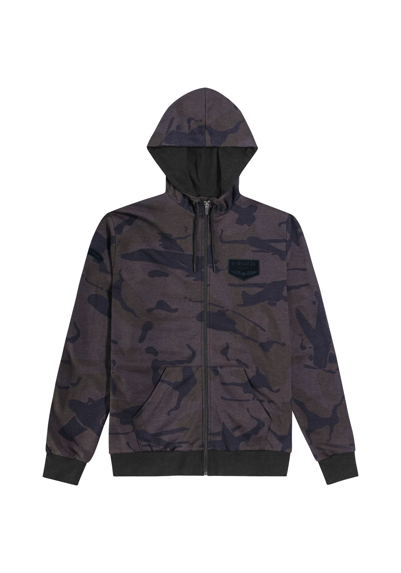 Jaqueta Masculina em Moletom Camuflada Hangar 33