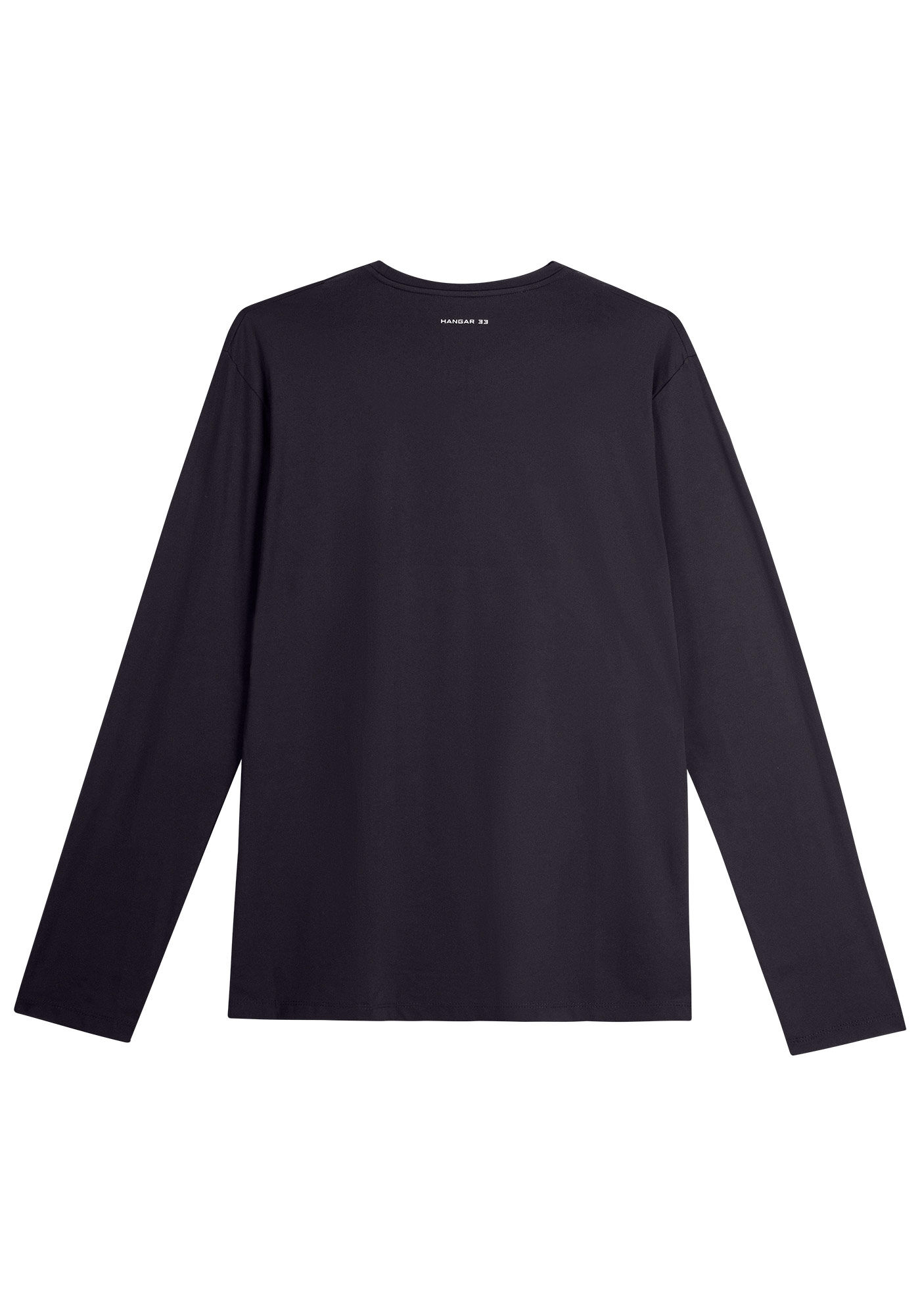 Camiseta De Mangas Longas Masculina Com Prote&ccedil;&atilde;o Solar, PRETO REATIVO, large.