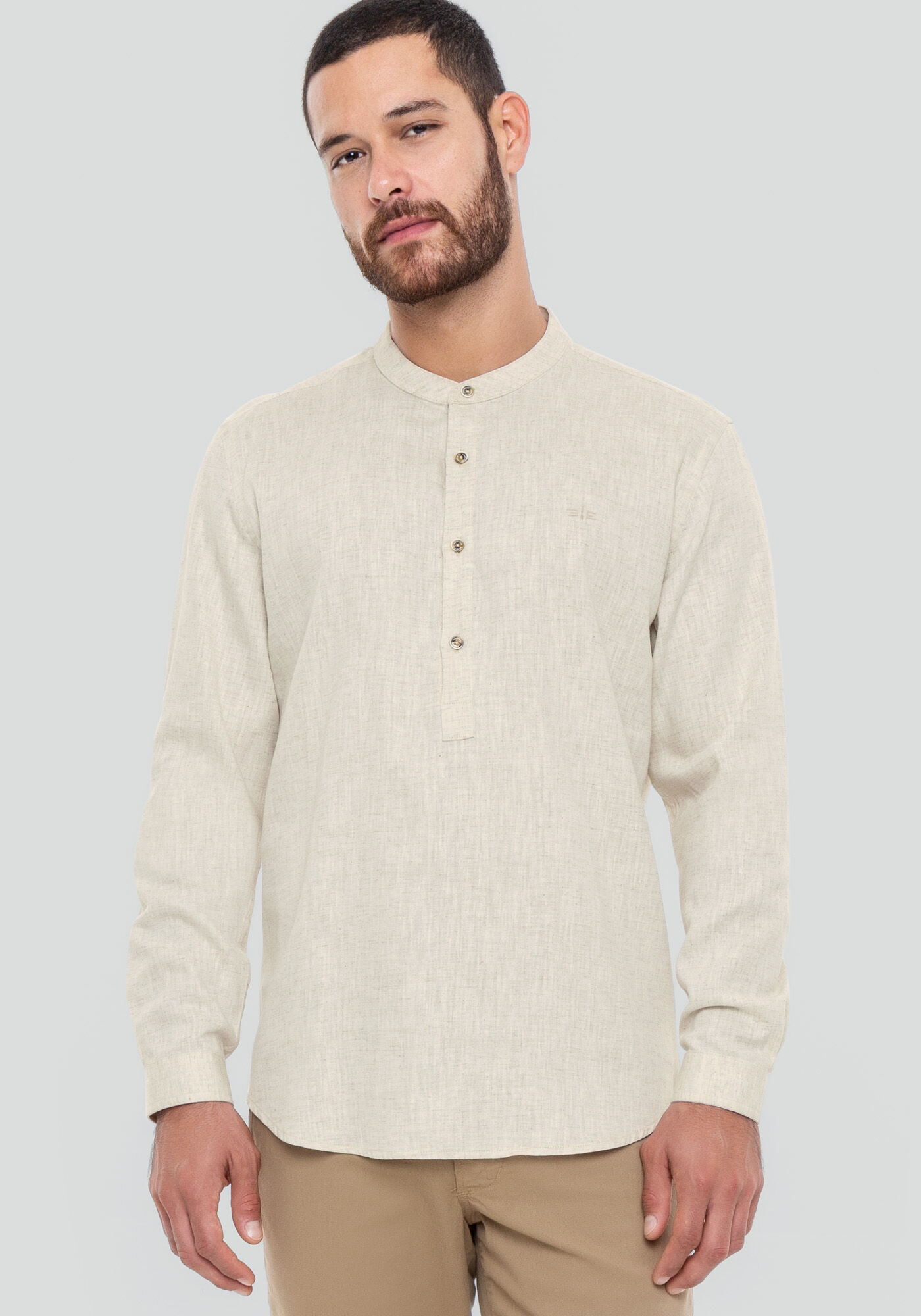 Camisa gola padre top