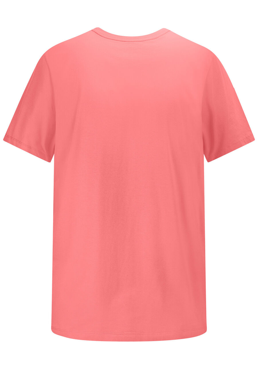 Camiseta Masculina Big & Tall com Detalhe Estampado, LARANJA GILD. Camiseta Masculina Big & Tall com Detalhe Estampado, LARANJA GILD, large.