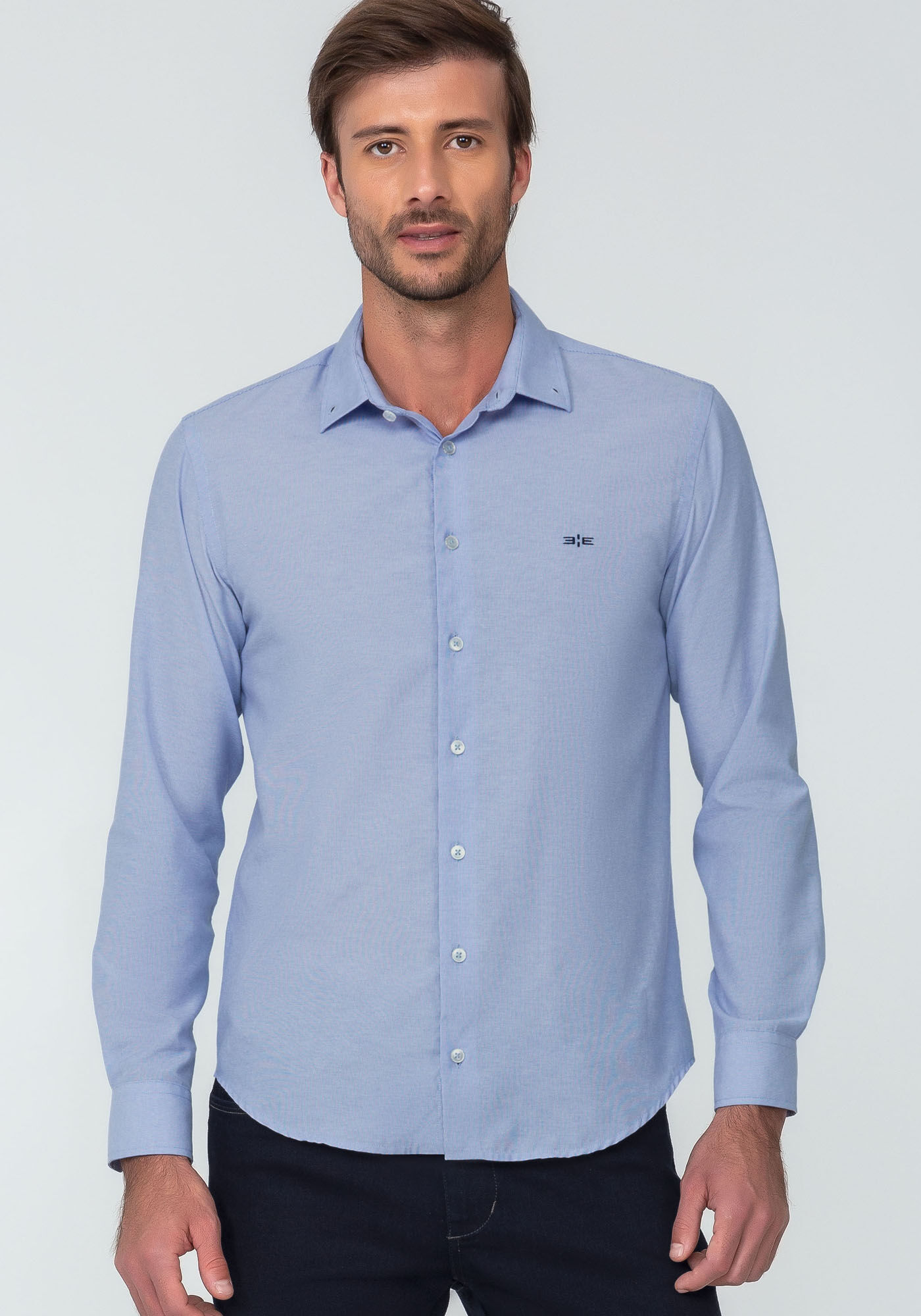 Camisa manga sale longa slim fit