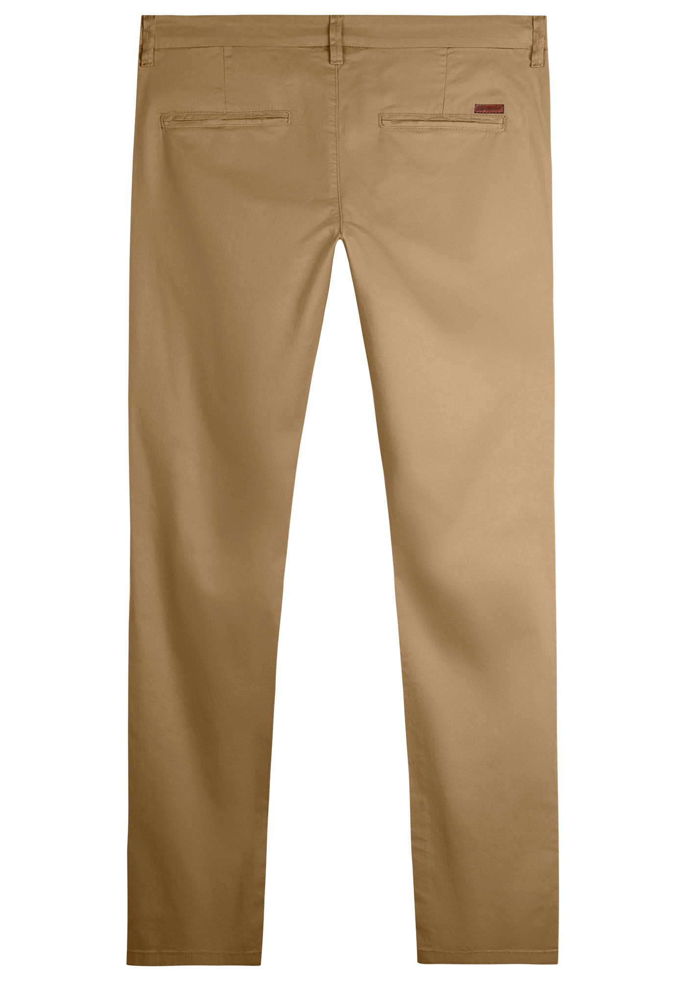 Cal&ccedil;a Skinny Turboh&eacute;lice Em Sarja Com Elastano, CAQUI RAIZ, large.