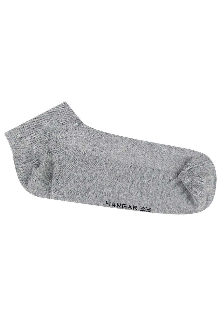 Kit Com 3 Pares De Meia Com Cano Invisível, MESCLA ESCURO. Kit Com 3 Pares De Meia Com Cano Invisível, MESCLA ESCURO, large.