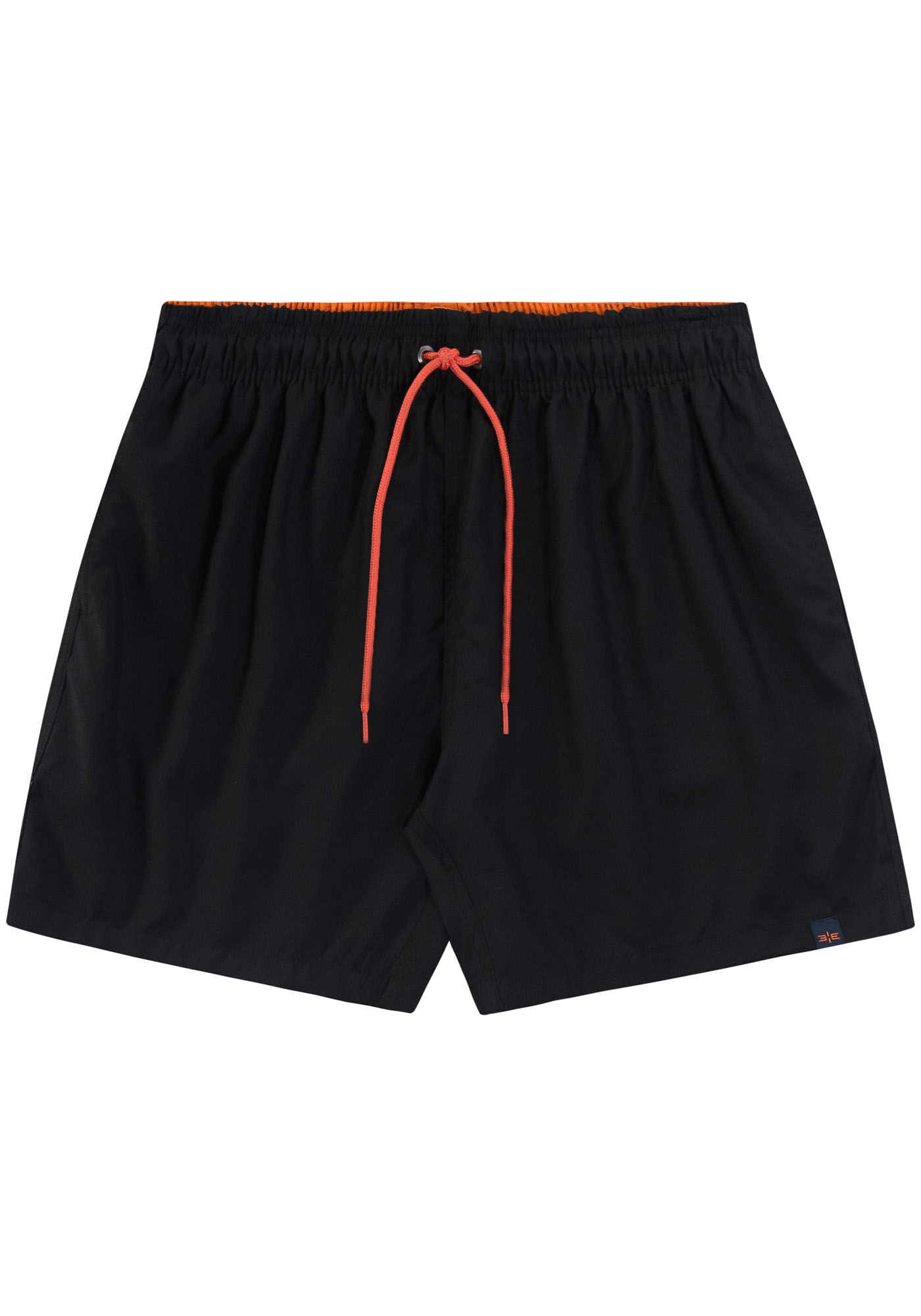 Shorts Masculino em Tecido Plano com Cadar&ccedil;o, PRETO REATIVO, large.