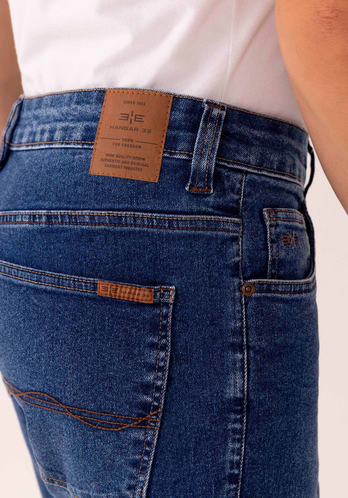 Cal&ccedil;a Slim Turbofan Jeans Com Elastano, JEANS, large.