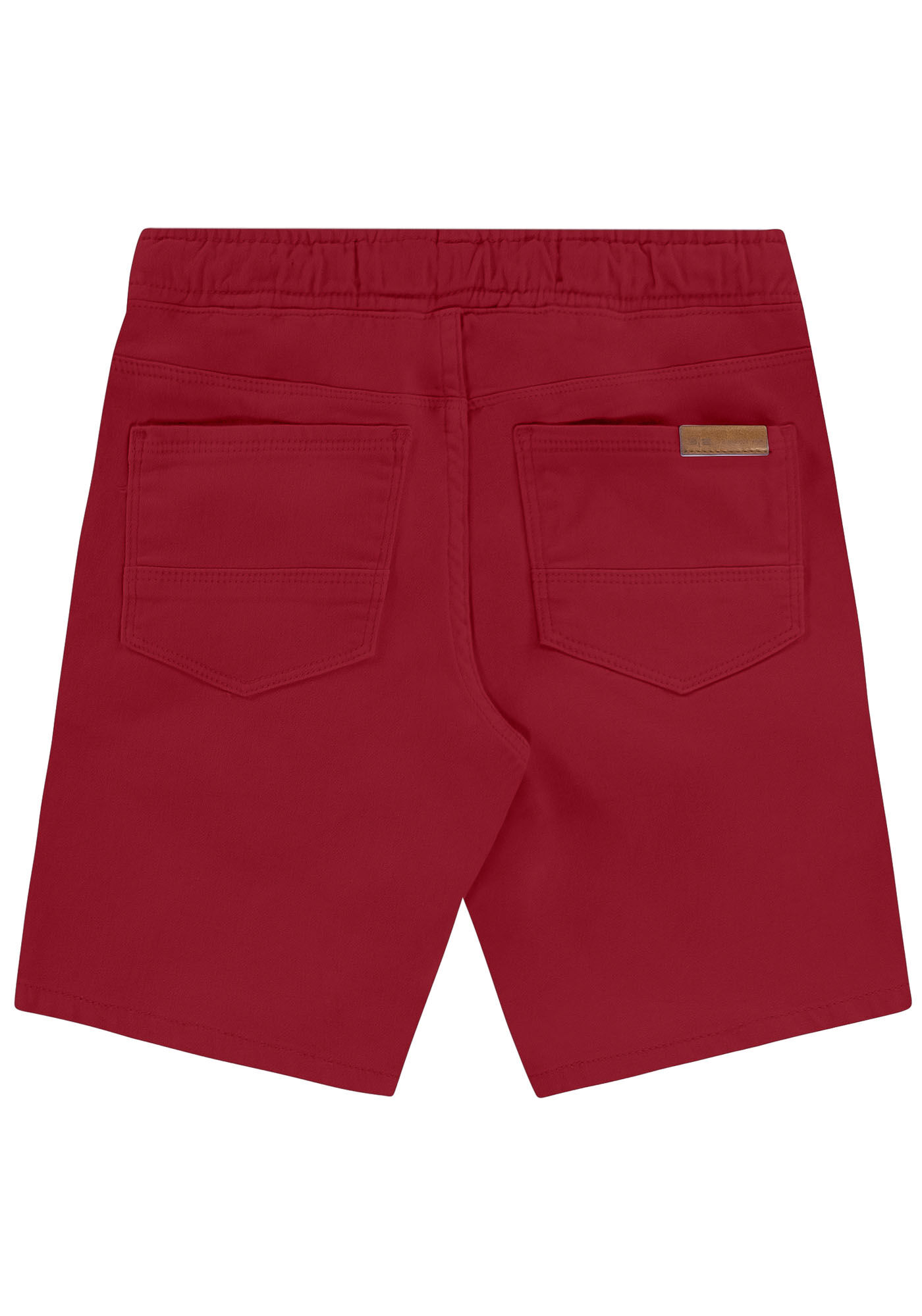 Bermuda Jogging em Sarja Infantil, VERMELHO SKETCH, large.