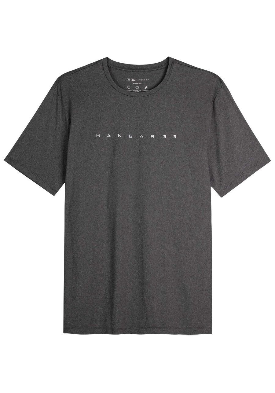 Camiseta Masculina Tech Skin com Estampa Refletiva, MESCLA MEDIO. Camiseta Masculina Tech Skin com Estampa Refletiva, MESCLA MEDIO, large.