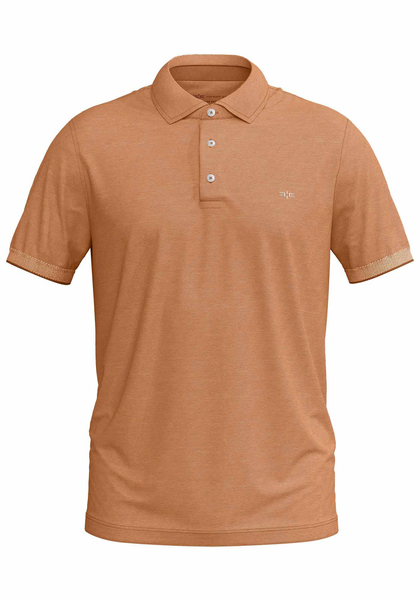 Camisa Polo Masculina em Malha Piquet Gold, LARANJA LITTIUM, large.