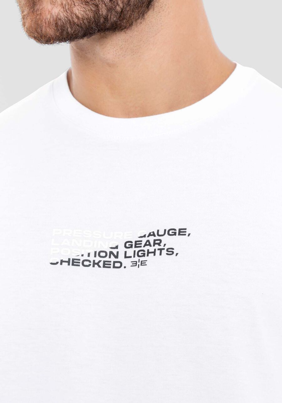 Camiseta Masculina em Malha Leve Tal Pai Tal Filho, BRANCO. Camiseta Masculina em Malha Leve Tal Pai Tal Filho, BRANCO, large.