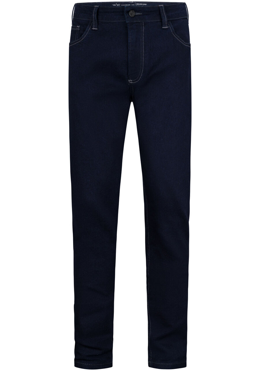 Calça Jeans Masculina Skinny Escura com Elastano, JEANS. Calça Jeans Masculina Skinny Escura com Elastano, JEANS, large.