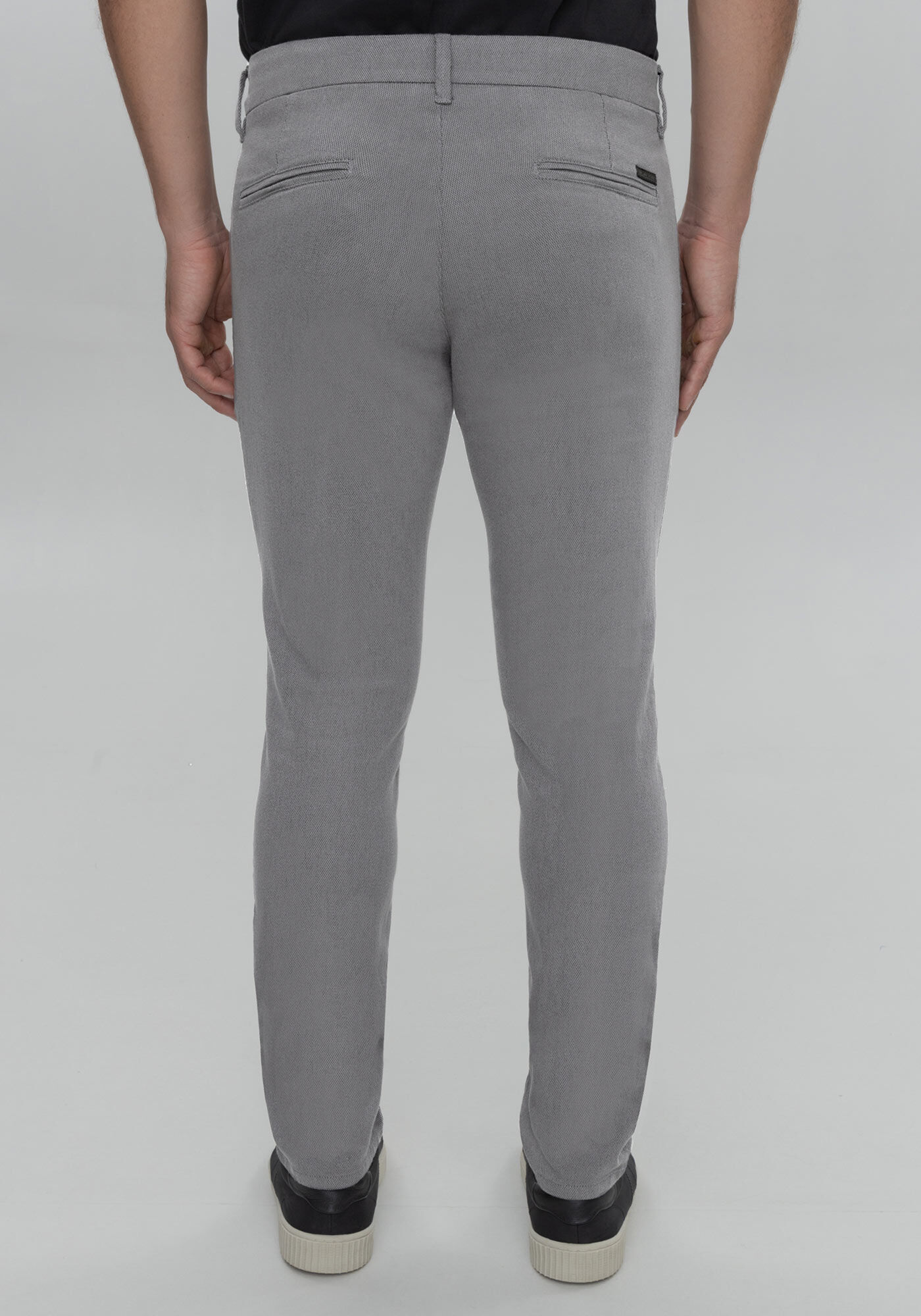 Cal&ccedil;a Sarja Com Elastano, CINZA XAXADO, large.