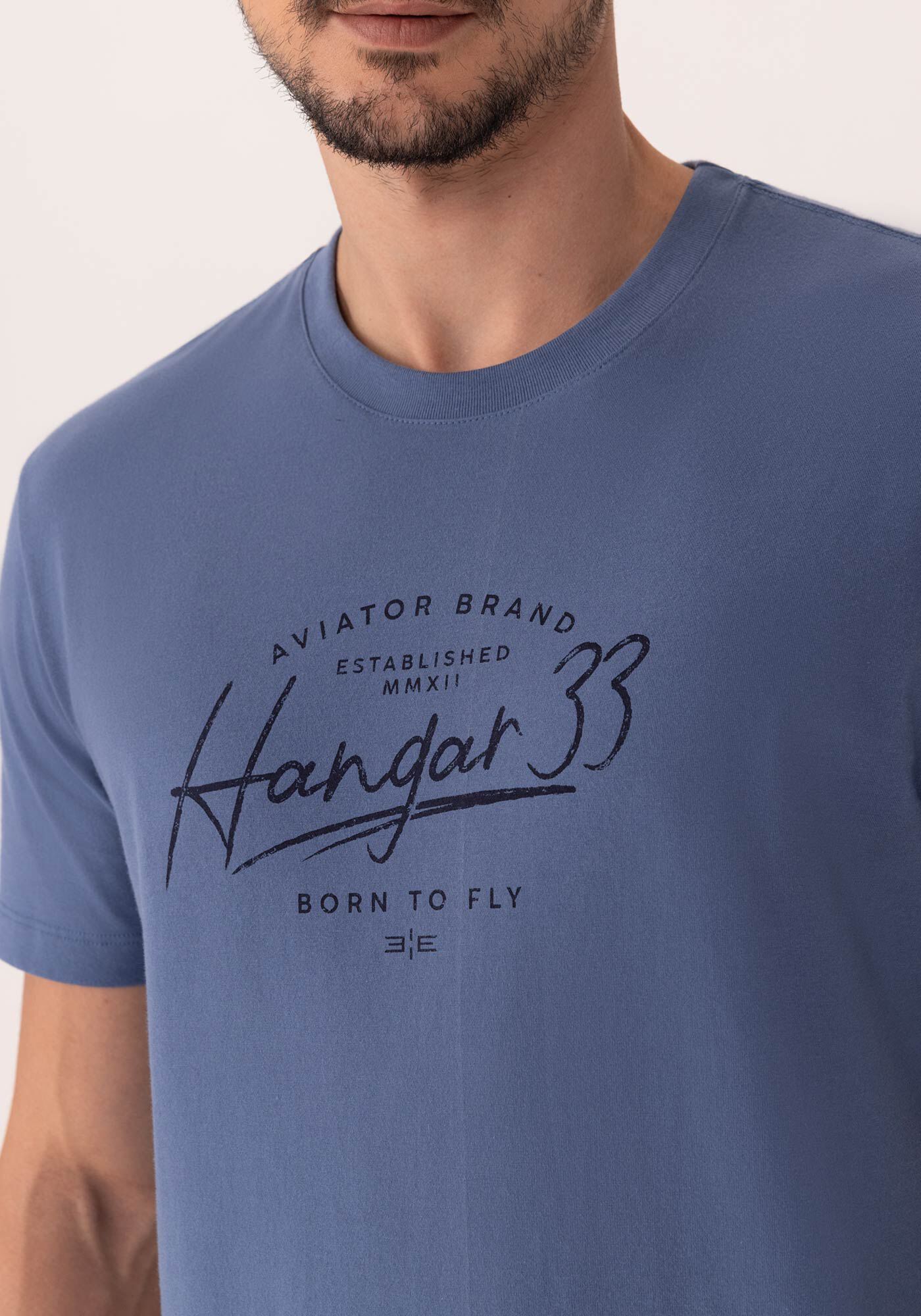 Camiseta Com Estampa Em Meia Malha De Algod&atilde;o, MARINHO CRISTAL, large.