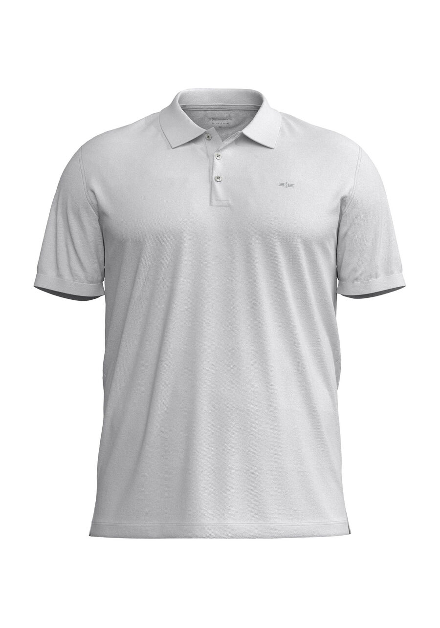 Camisa Polo Em Malha Piquet Mercerizada Colors Big & Tall, BRANCO. Camisa Polo Em Malha Piquet Mercerizada Colors Big & Tall, BRANCO, large.