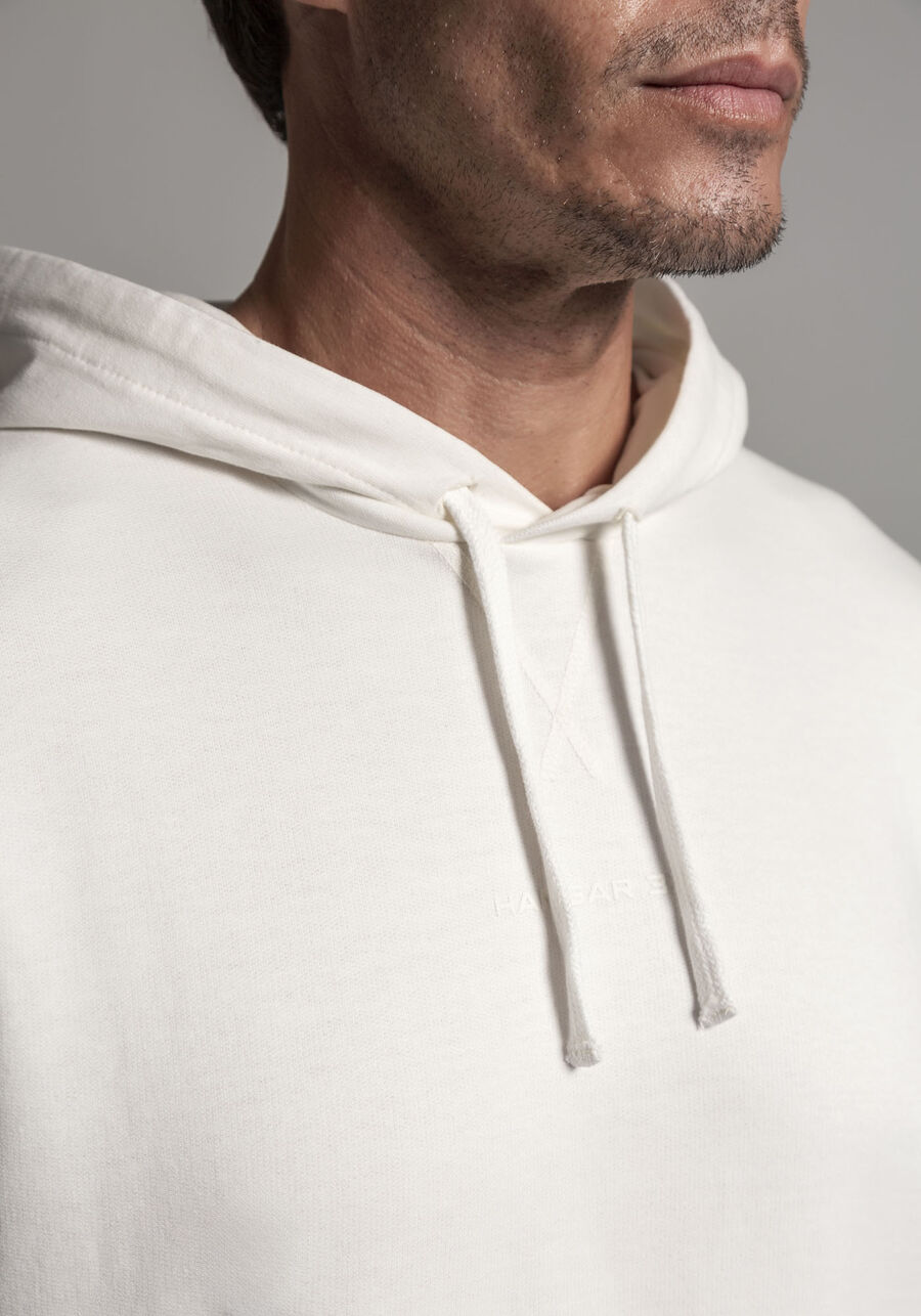 Blusão Masculino Tal Pai Tal Filho com Capuz, BRANCO OFF WHITE. Blusão Masculino Tal Pai Tal Filho com Capuz, BRANCO OFF WHITE, large.