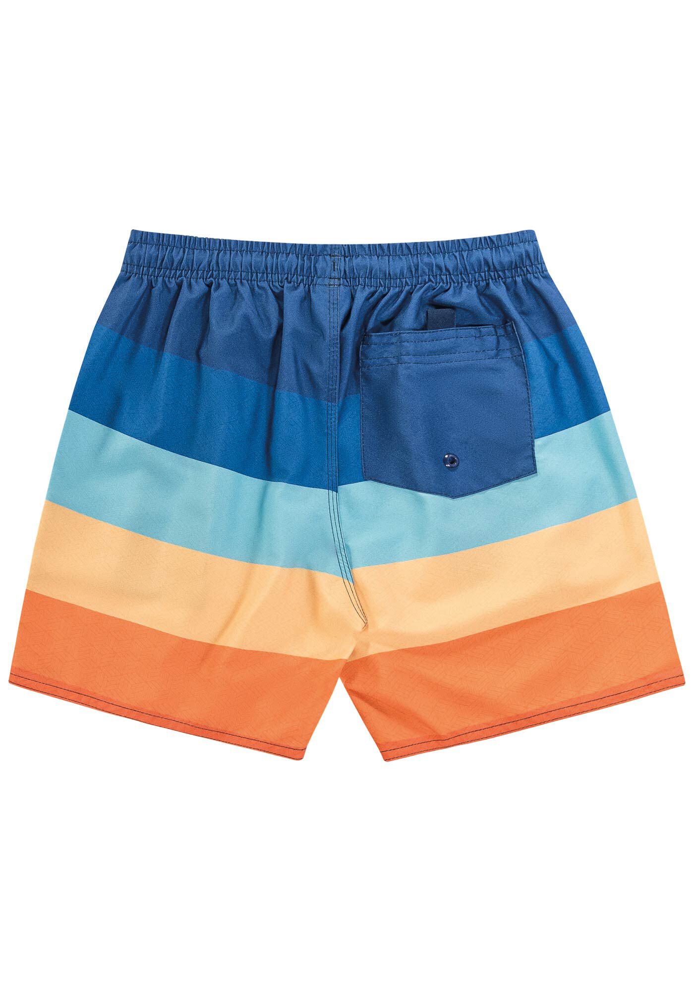 Shorts Juvenil Masculino Reto com Cadar&ccedil;o, AZUL TENDER, large.