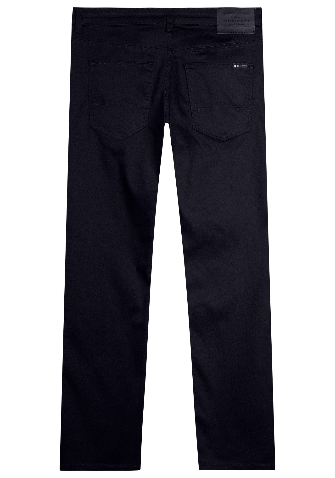 Cal&ccedil;a Reta Radial Amaciada Em Sarja Com Elastano N&atilde;o Desbota, PRETO REATIVO, large.