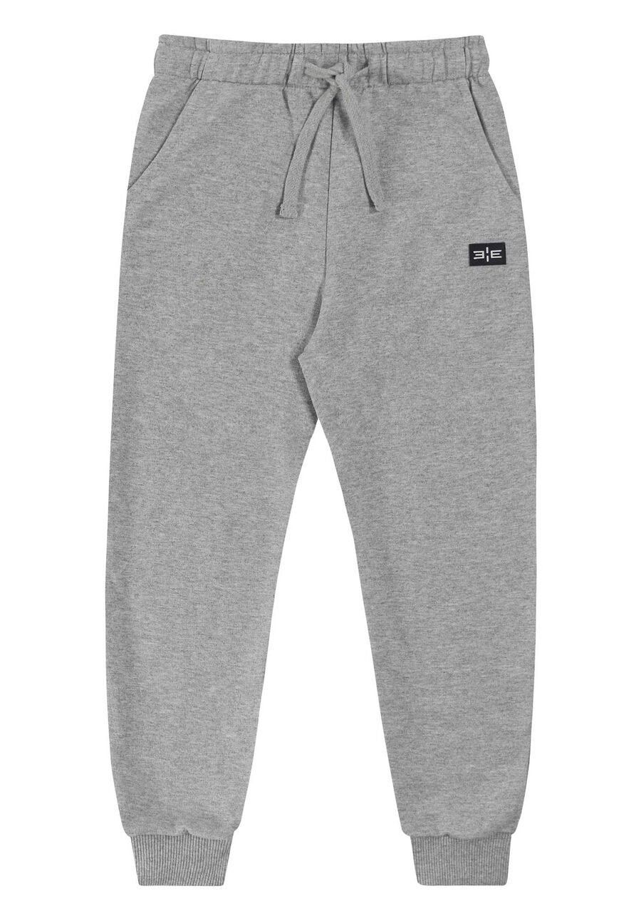 Calça em Moletom com Bolsos Tal Pai Tal Filho Infantil, MESCLA MEDIO. Calça em Moletom com Bolsos Tal Pai Tal Filho Infantil, MESCLA MEDIO, large.