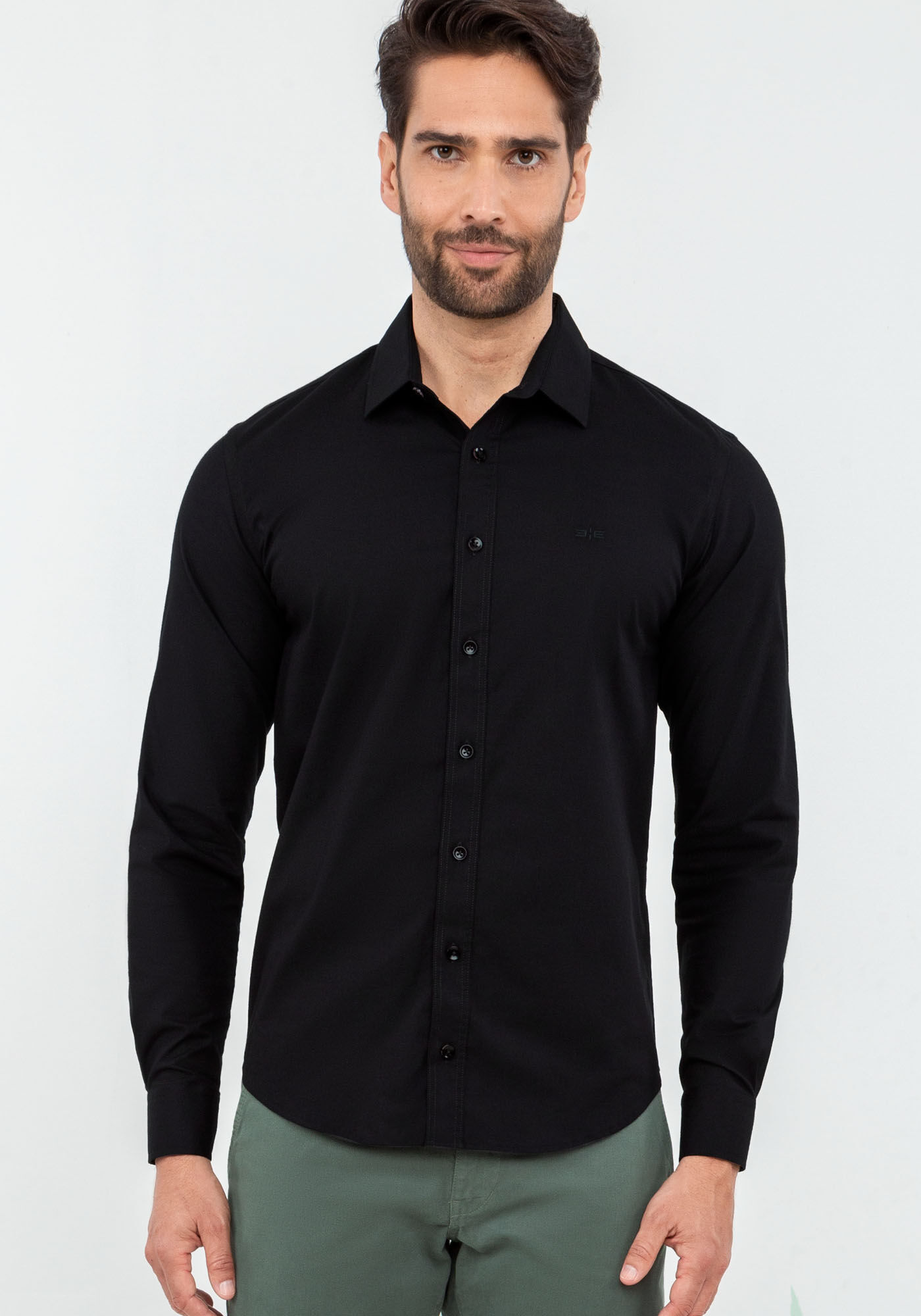 Camisa fit slim masculina new arrivals