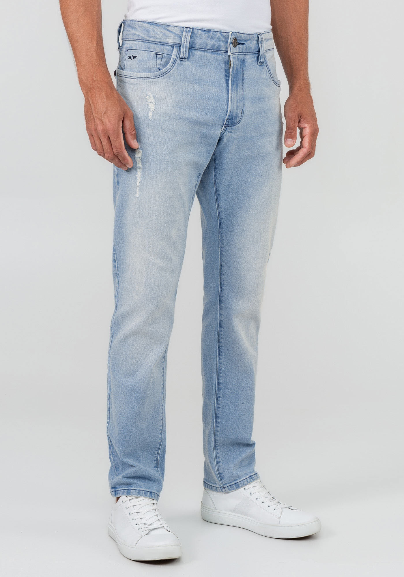 Calça jeans cinza claro masculina shop