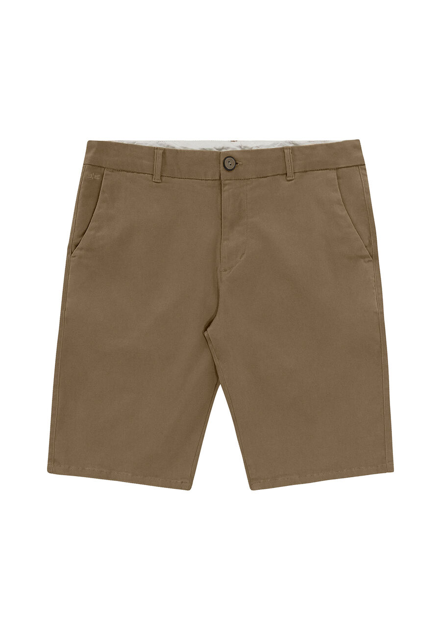 Bermuda Chino Masculina Reta, CAQUI. Bermuda Chino Masculina Reta, CAQUI, large.