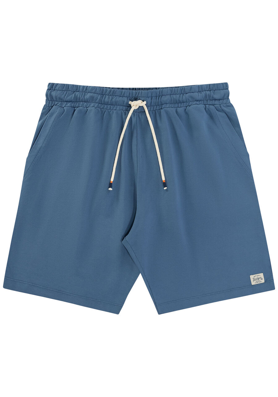 Bermuda Masculina em Moletom Big & Tall, AZUL SEED. Bermuda Masculina em Moletom Big & Tall, AZUL SEED, large.
