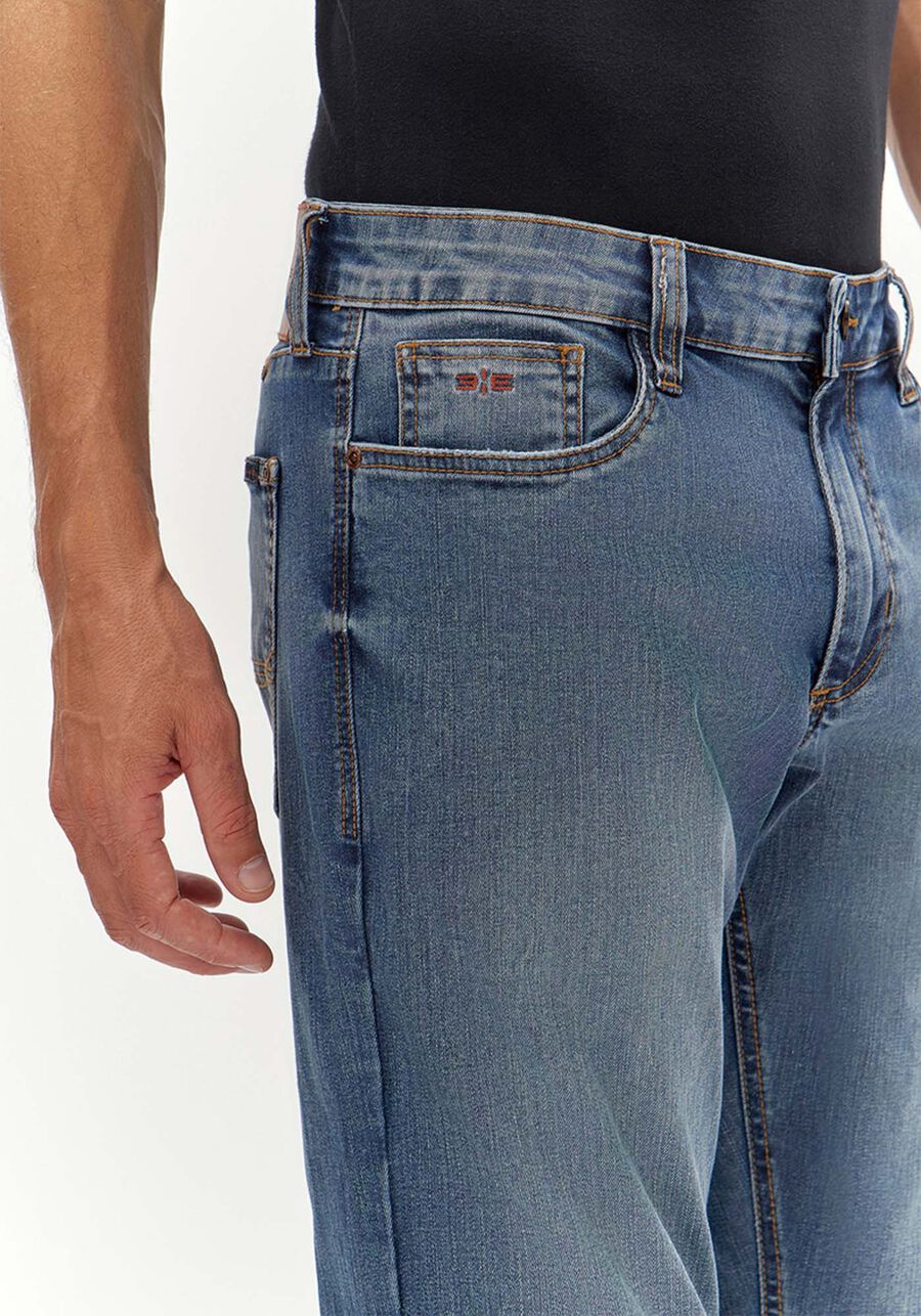 Calça Jeans Masculina Skinny com Elastano, JEANS. Calça Jeans Masculina Skinny com Elastano, JEANS, large.