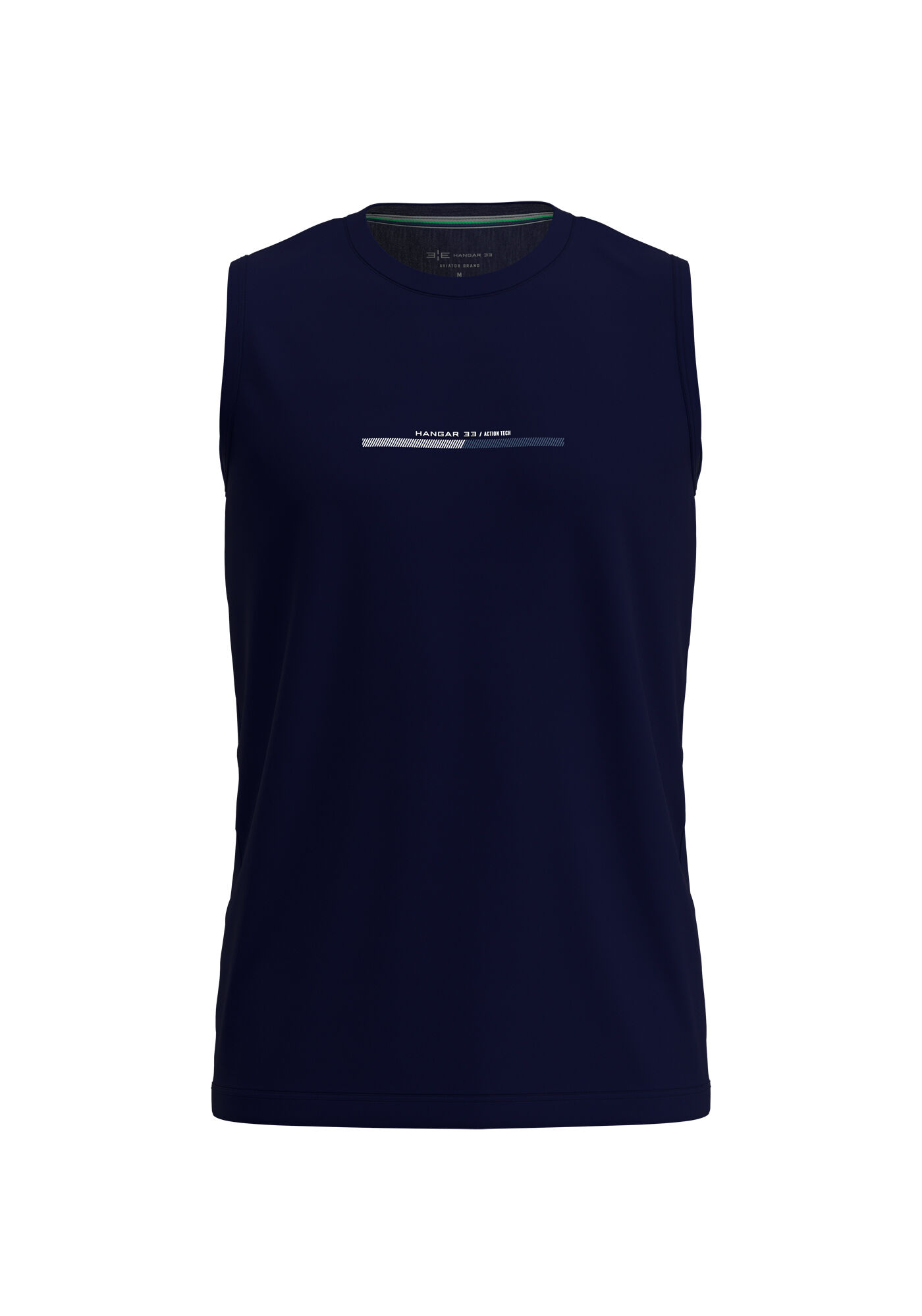 Blusa Regata Com Estampa Em Malha De Viscose E Elastano, MARINHO ACTION, large.