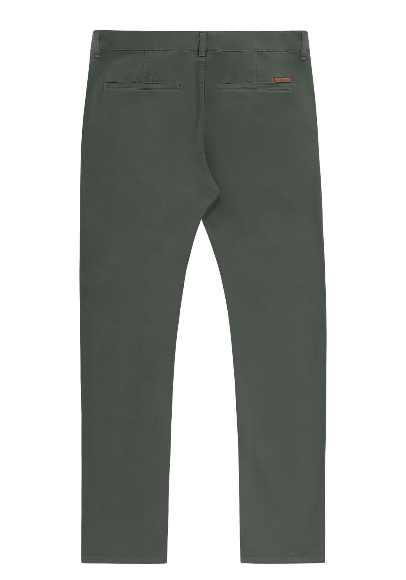 Cal&ccedil;a Slim Turbofan Em Sarja Com Elastano, VERDE FURIA, large.