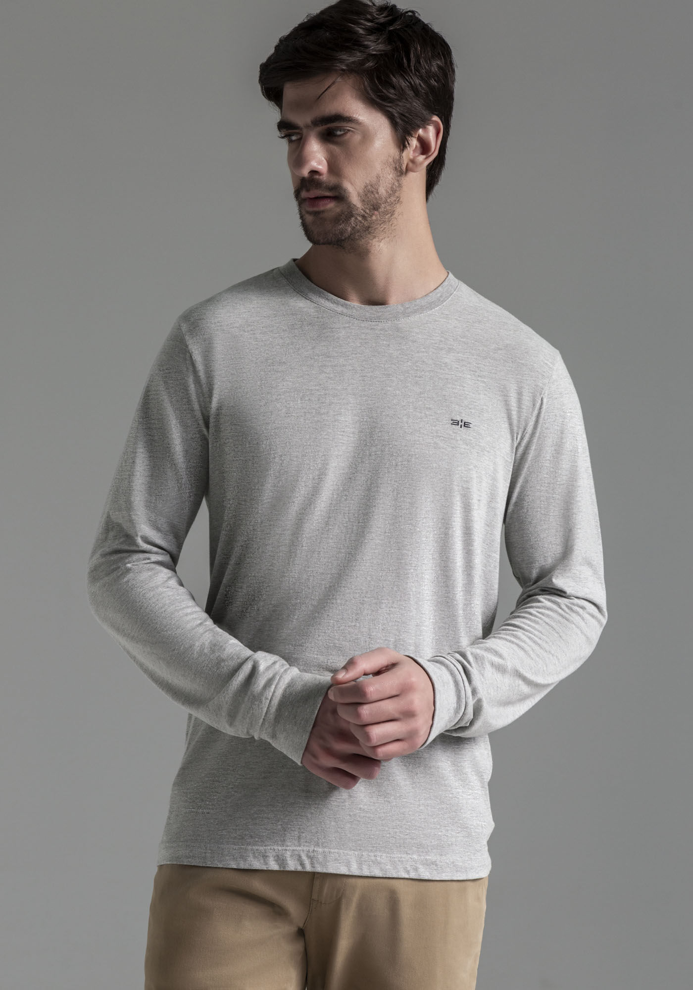 Camiseta Manga Longa Masculina Tal Pai Tal Filho, MESCLA MEDIO, large.