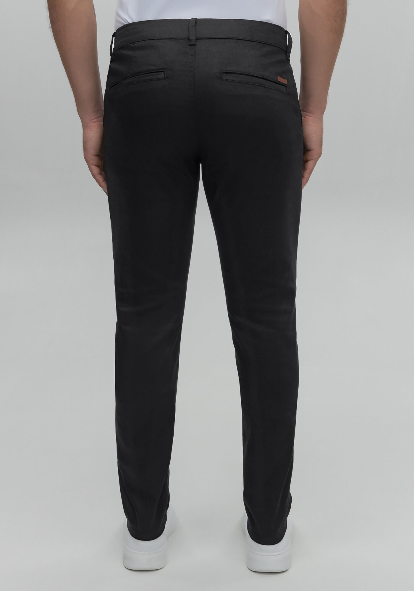 Cal&ccedil;a Sarja Masculina Slim N&atilde;o Desbota Cl&aacute;ssicos, PRETO REATIVO, large.