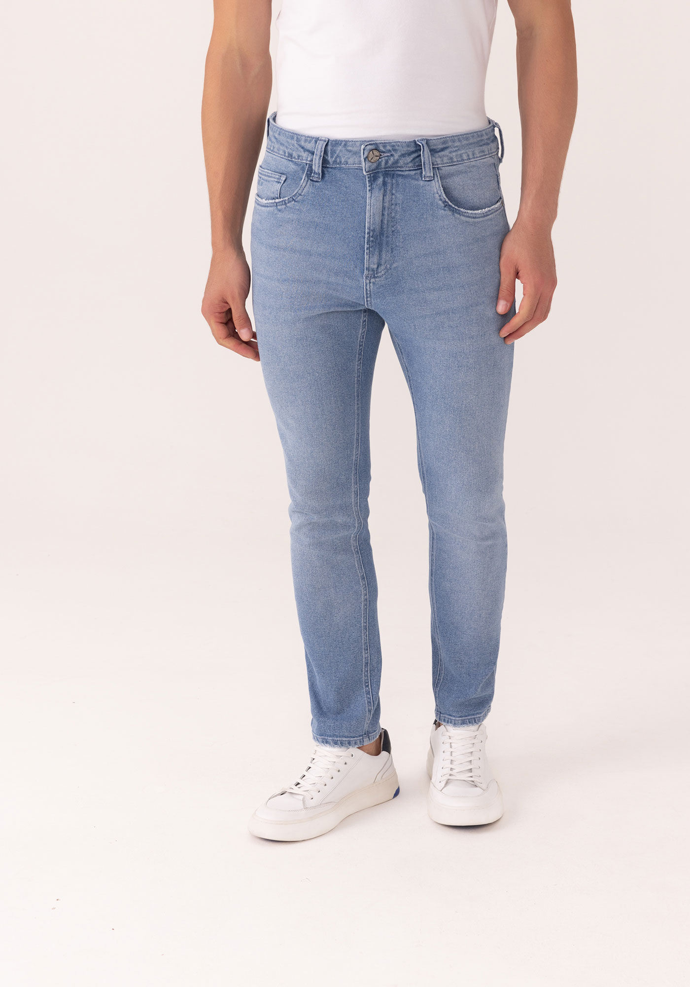 Cal&ccedil;a Skinny Jeans Turboh&eacute;lice Com Bolsos, JEANS, large.