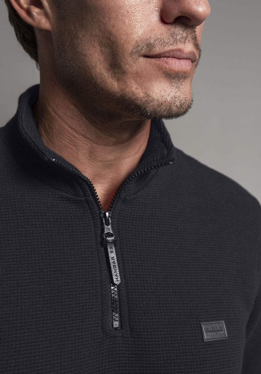 Blusão Masculino Texturizado com, MARINHO IMPERIO. Blusão Masculino Texturizado com, MARINHO IMPERIO, large.