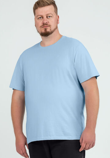 Camiseta Malha Natural Classic Big e Tall, 3571 AZUL, large.