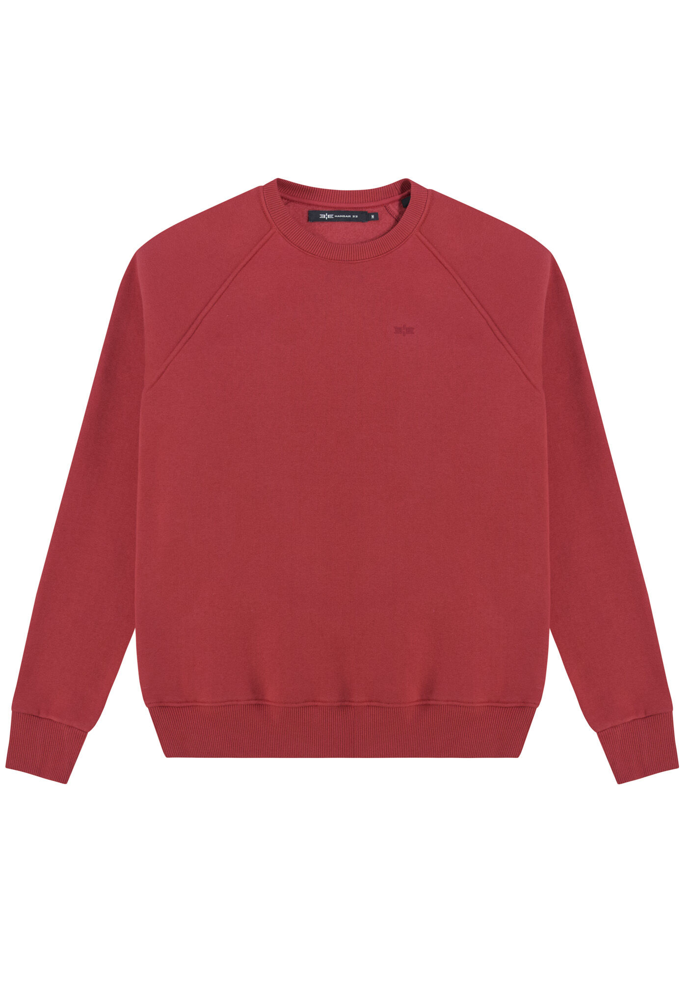 Blus&atilde;o Masculino em Moletom 3 Cabos com Punho, VERMELHO POMME, large.