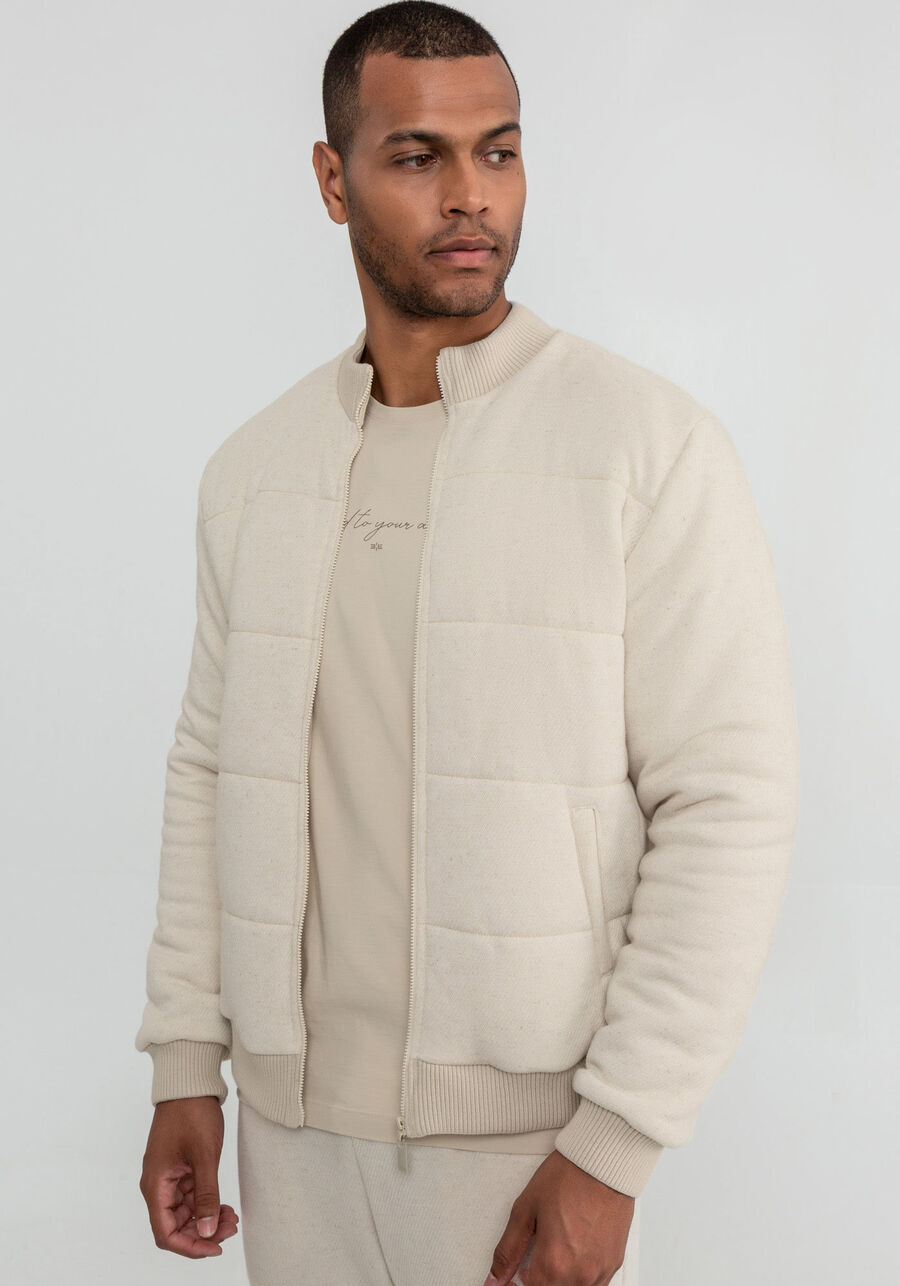 Jaqueta Puffer Masculina Tal Pai Tal Filho, BEGE SYSTEM. Jaqueta Puffer Masculina Tal Pai Tal Filho, BEGE SYSTEM, large.