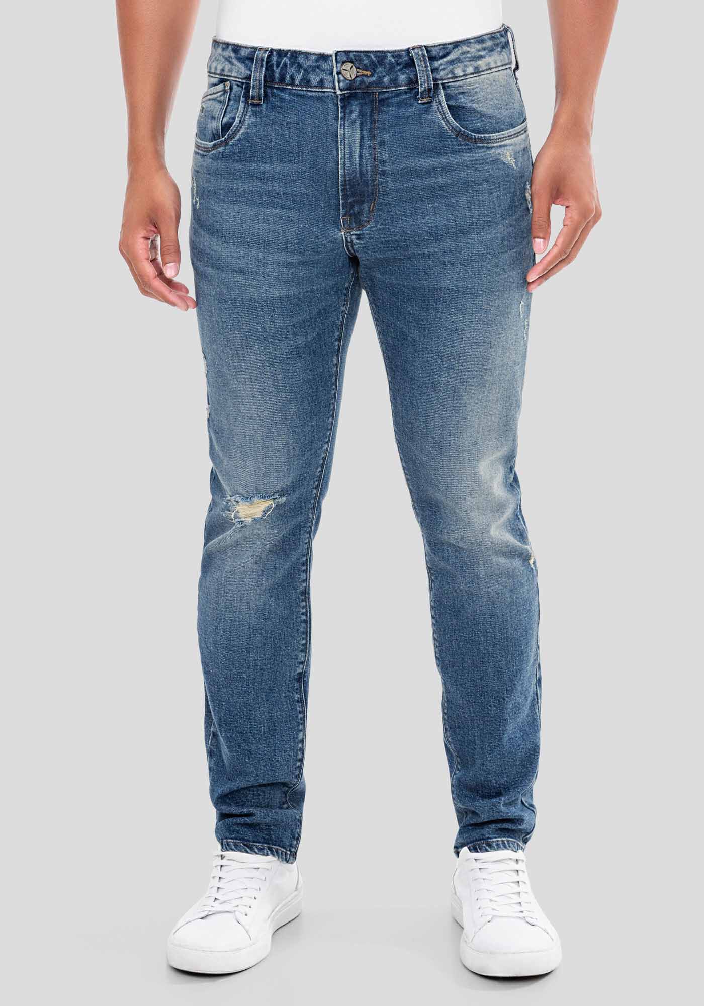 Calça jeans bolso celular 2025