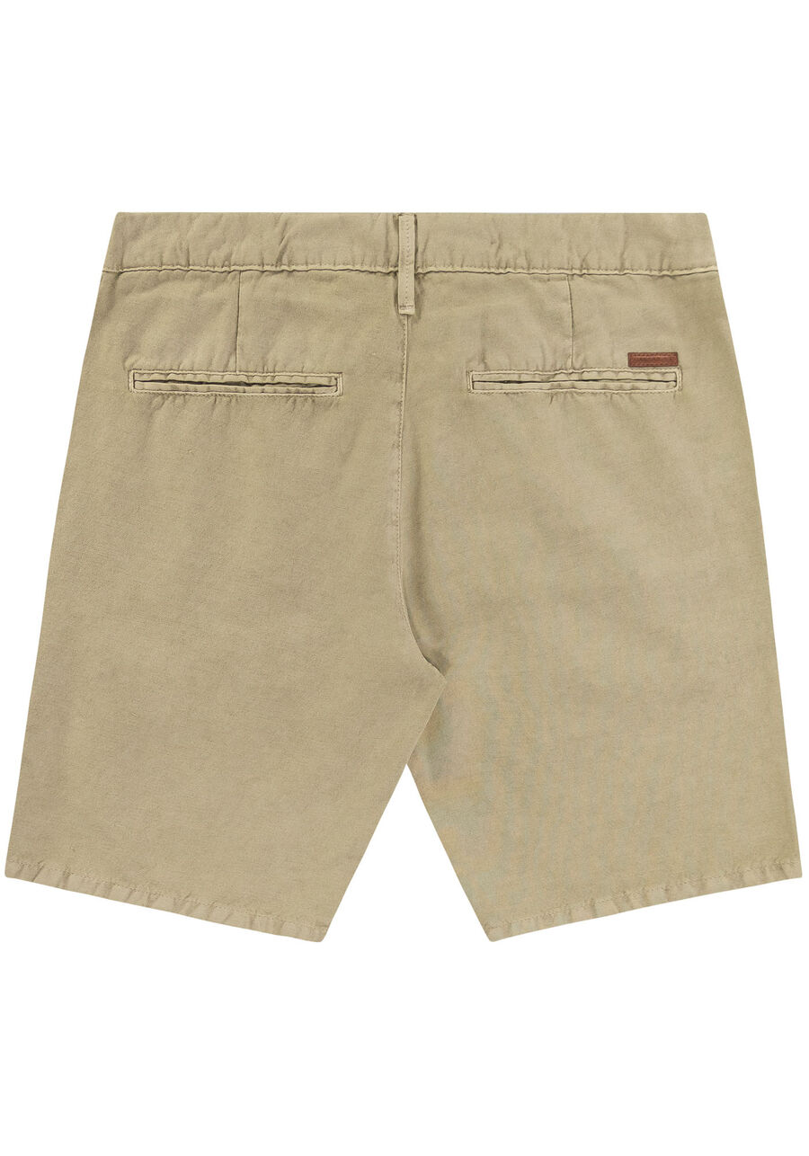 Bermuda Sarja Masculina Reta Estonada, BEGE SYSTEM. Bermuda Sarja Masculina Reta Estonada, BEGE SYSTEM, large.