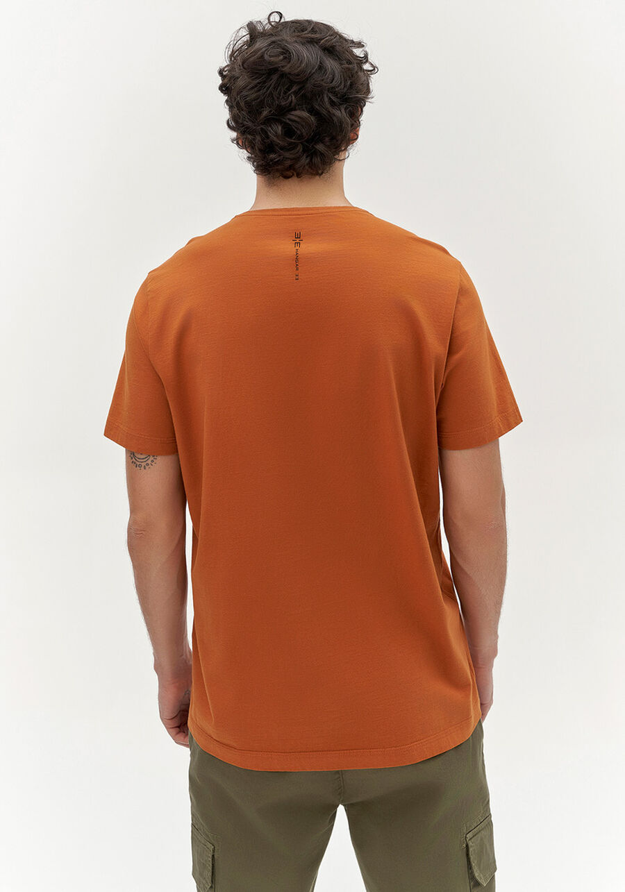 Camiseta Masculina Color Tal Pai Tal Filho, MARROM CUMARU. Camiseta Masculina Color Tal Pai Tal Filho, MARROM CUMARU, large.