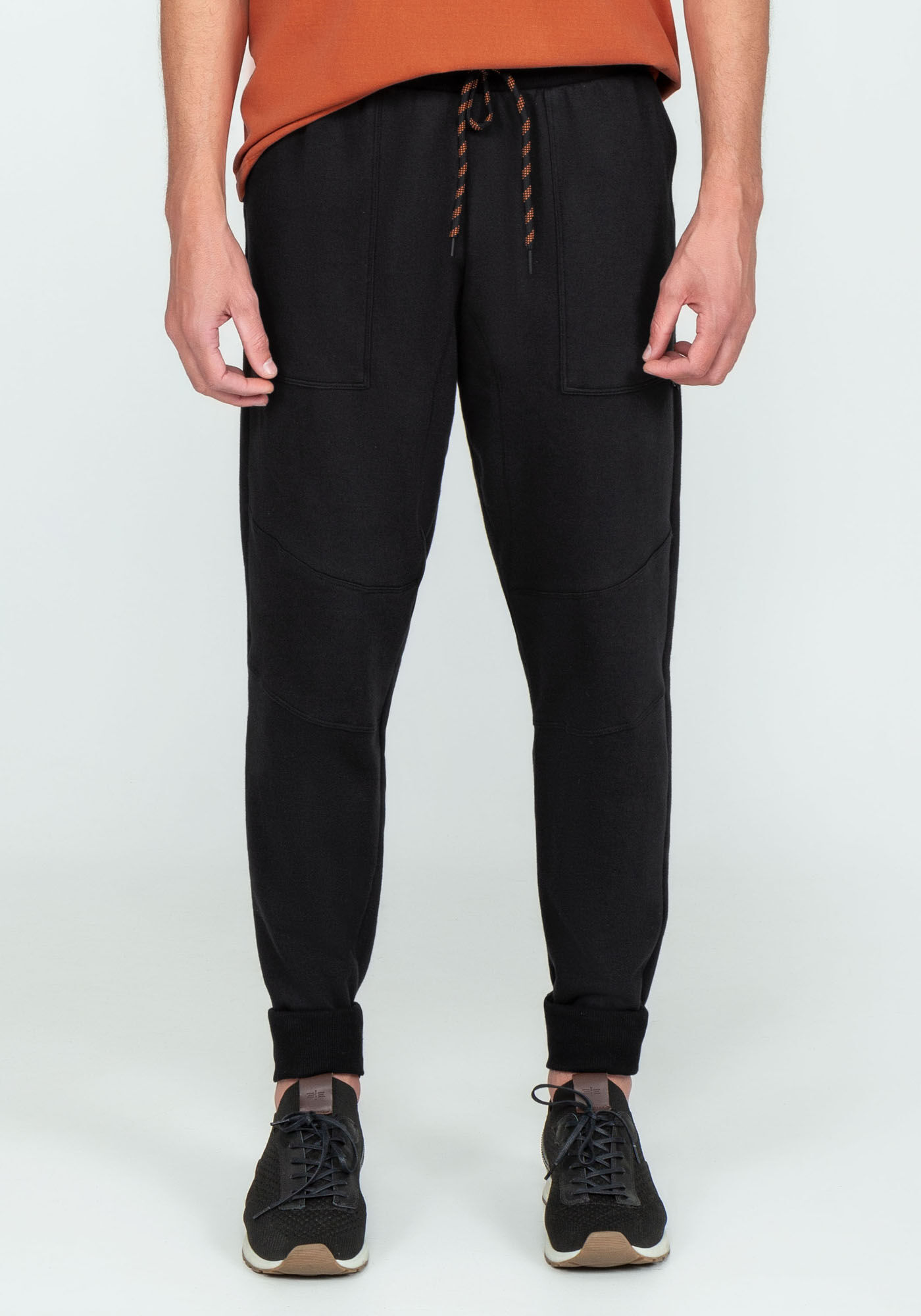 Cal&ccedil;a Slim em Moletom Tal Pai Tal Filho, PRETO REATIVO, large.